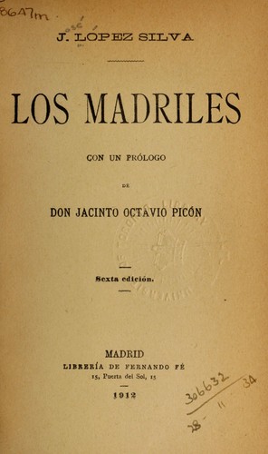 Portada de Los Madriles