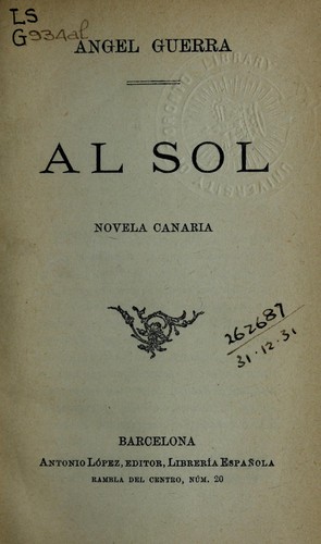Portada de Al sol