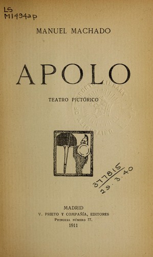 Portada de Apolo