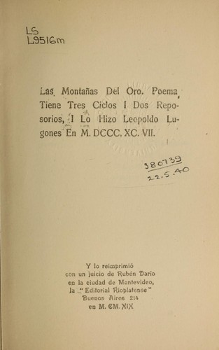 Portada de Las montañas