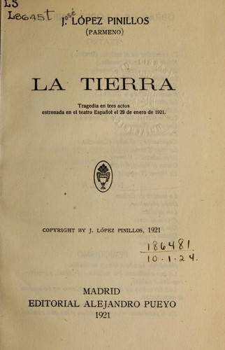 Portada de La tierra