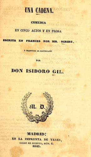 Portada de Una cadena