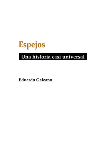 Portada de Espejos