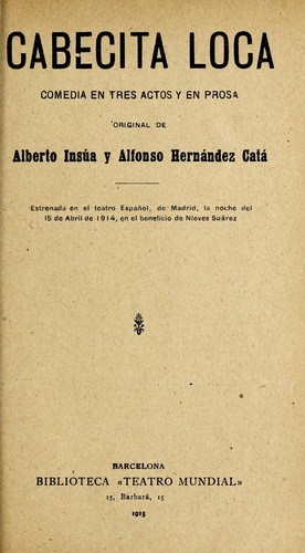 Portada de Cabecita loca