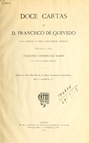 Portada de Doce Cartas