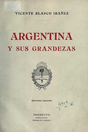 Portada de Argentina y sus grandezas