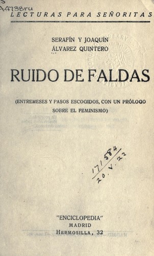 Portada de Ruido de faldas