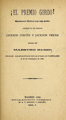 Portada de !El premio gordo!