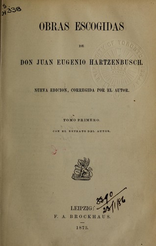 Portada de Obras escogidas