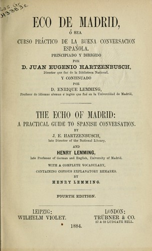 Portada de Eco de Madrid
