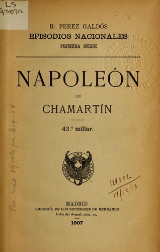 Portada de Napoleón en Chamartín