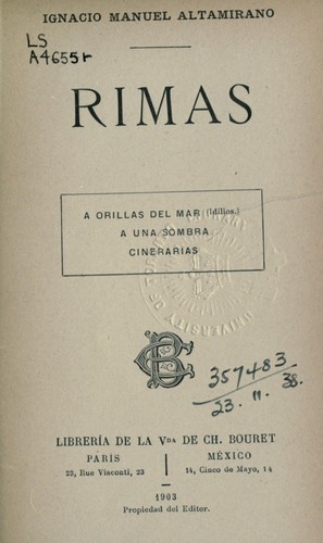 Portada de Rimas