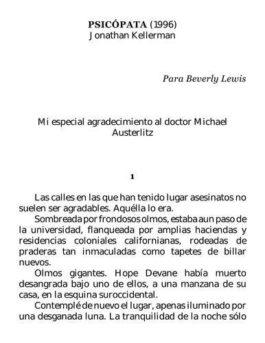 Portada de Psicópata