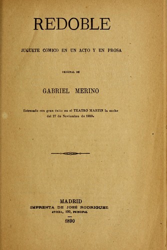 Portada de Redoble