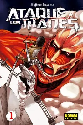 Portada de Ataque a los titanes 01