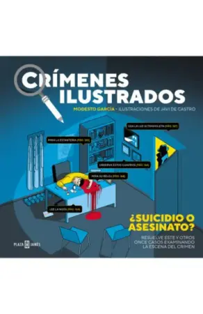 Portada de Crímenes ilustrados: ¿Suicidio o asesinato?