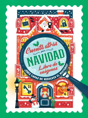 Portada de Cuenta atrás para Navidad: Libro de enigmas