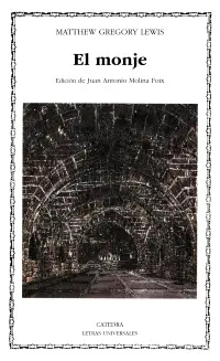 Portada de El monje