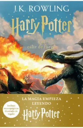 Portada de Harry Potter y el cáliz de fuego