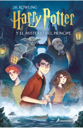 Portada de Harry Potter y el misterio del príncipe (edición ilustrada por Xavier Bonet)