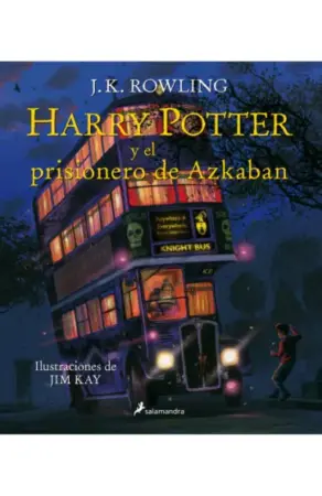 Portada de Harry Potter y el prisionero de Azkaban (edición ilustrada por Jim Kay)