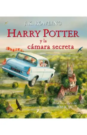 Portada de Harry Potter y la cámara secreta (edición ilustrada por Jim Kay)