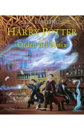 Portada de Harry Potter y la Orden del Fénix (edición ilustrada por Jim Kay)