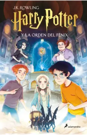 Portada de Harry Potter y la Orden del Fénix (edición ilustrada por Xavier Bonet)