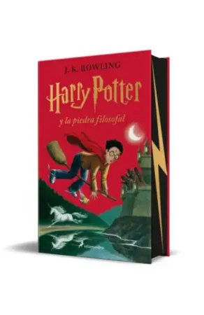Portada de Harry Potter y la piedra filosofal (edición especial con cantos pintados)