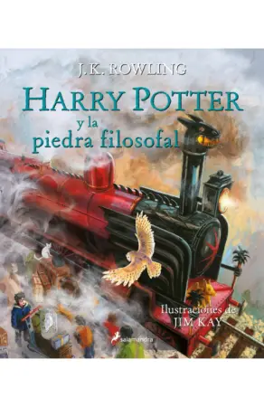 Portada de Harry Potter y la piedra filosofal (edición ilustrada por Jim Kay)