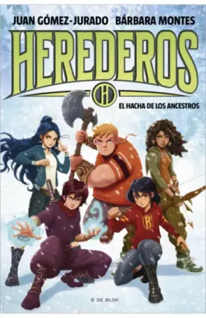 Portada de Herederos 4. El hacha de los ancestros