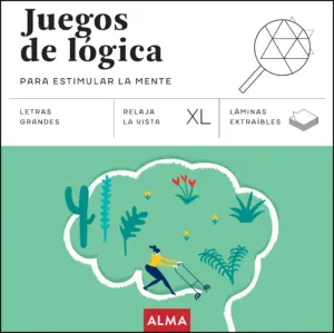 Portada de Juegos de lógica para estimular la mente (Cuadrados XL)