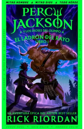 Portada de Percy Jackson y el ladrón del rayo