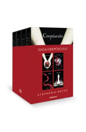 Portada de Saga Crepúsculo (pack con Crepúsculo, Luna nueva, Eclipse y Amanecer)