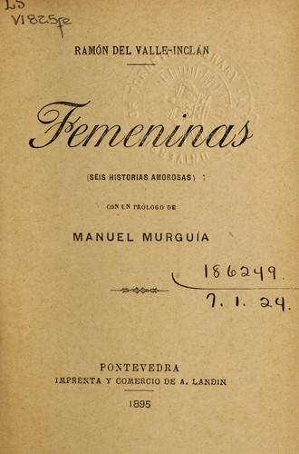 Portada de Femeninas