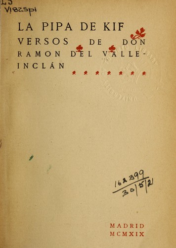 Portada de La pipa de Kif