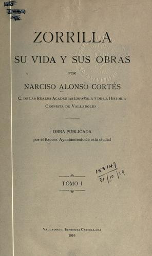 Portada de Zorrilla