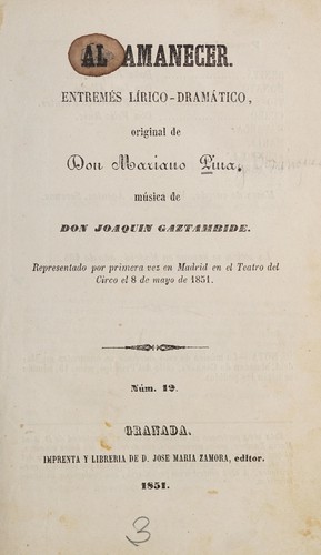 Portada de Al amanecer
