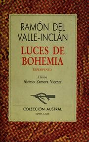 Portada de Luces de Bohemia