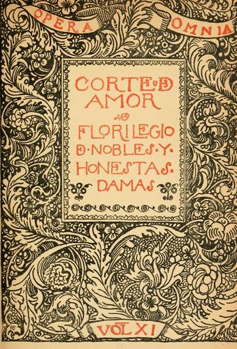 Portada de Corte d'amor