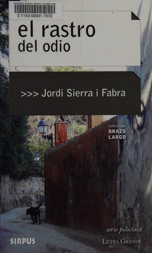 Portada de El rastro del odio