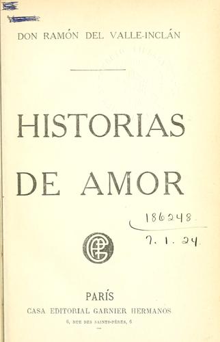 Portada de Historias de amor