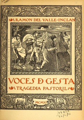 Portada de Voces de gesta