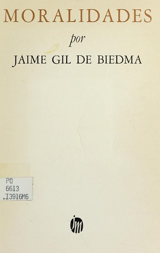 Portada de Moralidades, 1959-1964