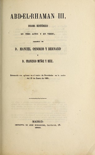 Portada de Abd-el-Rhaman III