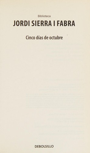Portada de Cinco días de octubre