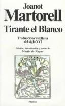Portada de Tirante el Blanco