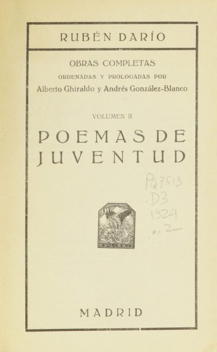 Portada de Obras completas